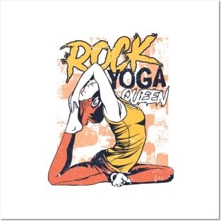 ROCK YOGA QUEEN Posters and Art
